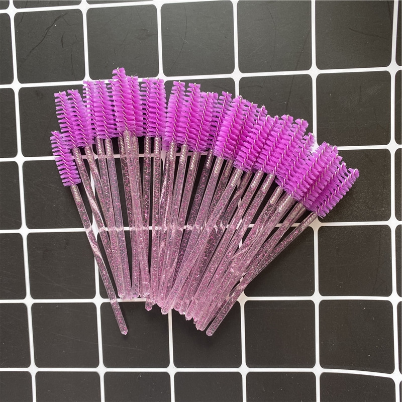 Wholesale Eyelash Tool Brush Disposable Custom Eyelash Glue Brush Mascara Wands Private Label